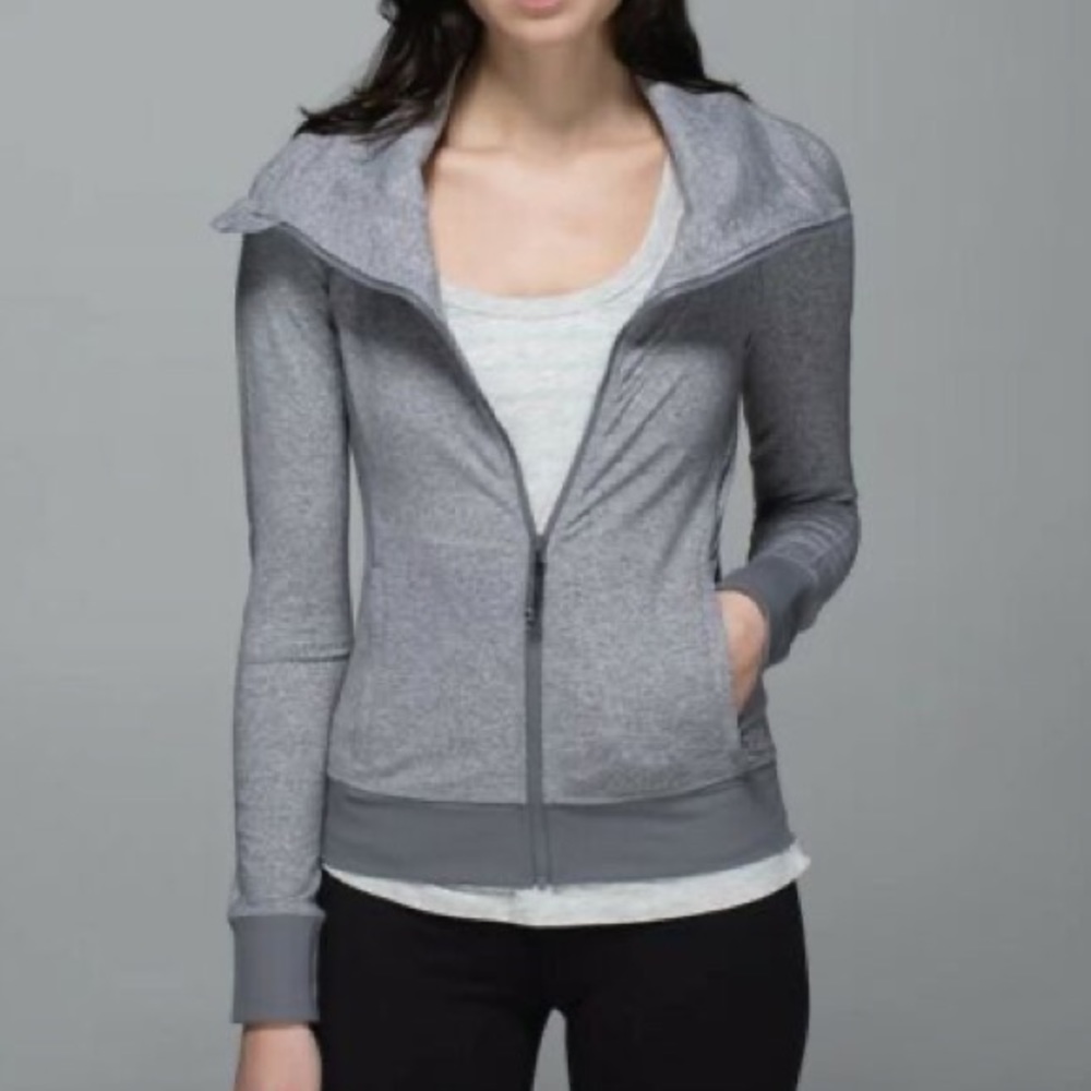 Lululemon Be Present Grey Jacket